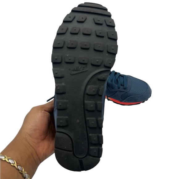 Nike Women's Sneakers - Navy and orange - Picture 6 of 10